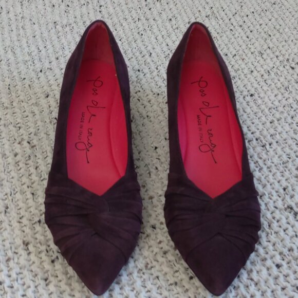 Suede  wedges Pas de Rouge - Picture 3 of 5